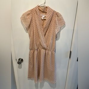 BCBG Generation, mini swing dress, polka dots, size M